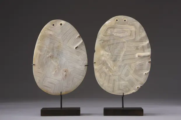 Phallocrypt Images Two North Western Australian Kimberley Coast Aboriginal Pearl Shell ...